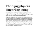 Tác dụng phụ của lòng trắng trứng