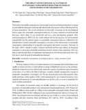 The impact of psychological factors on sustainable consumption behavior on food of young people in Ho Chi Minh City