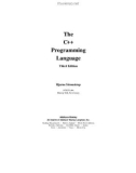 Ebook The C+ + Programming Language (Third edition) - Bjarne Stroustrup