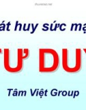 Phát huy sức mạnh tư duy