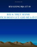 Bài giảng Địa lý 10 bài 4: Thực hành Xác định một số phương pháp biểu hiện các đối tượng địa lý trên bản đồ