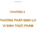 Bài giảng Vi sinh thực phẩm: Chương 2 - Đào Hồng Hà