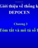 Bài giảng Giới thiệu về thống kê DEPOCEN: Chương 3 - Tóm tắt và mô tả số liệu