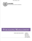 Ebook Purchasing management: Part 1