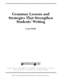 Grammar Lessons and Strategies That Strengthen Students' Writing