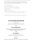 An English Grammar