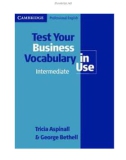 Sách Test your business vocabulary in use