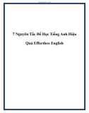 7 Nguyên Tắc Để Học Tiếng Anh Hiệu Quả Effortless English.