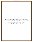 Phương Pháp Học Hiệu Qủa : Học tiếng anh qua phong tục tập quán