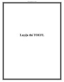 Luyện thi TOEFL.