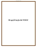 Tài liệu về Bí quyết luyện thi TOEIC