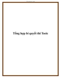 Tổng hợp bí quyết thi Toeic