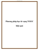 Phương pháp học từ vựng TOEIC hiệu quả