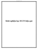 Kinh nghiệm học IELTS hiệu quả