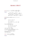 Giải tích 2 – Đề số 17