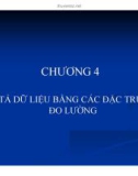 Bài giảng Nguyên lý thống kê: Chương 4 - GV. Hà Văn Sơn