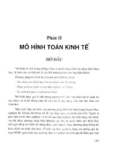 Giáo trình Toán kinh tế: Phần 2 - Bùi Minh Trí