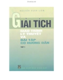 Giáo trình Giải tích (Tập 1): Phần 1 - Nguyễn Xuâm Liêm