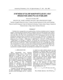 Synthesis of silver nanoparticles by y-ray irradiation using pva as stabilizer