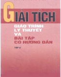 Giáo trình Giải tích - Giáo trình lý thuyết và bài tập có hướng dẫn (Tập 2): Phần 1