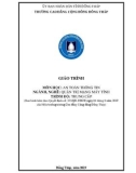 Giáo trình An toàn thông tin (Ngành: Quản trị mạng máy tính - Trung cấp) - Trường Cao đẳng Cộng đồng Đồng Tháp