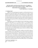 Phương pháp AB Initio cho tính toán các Orbital nguyên tử sử dụng phần mềm Gaussian - Kiểm chứng bảng phân loại tuần hoàn