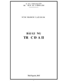 Bài giảng Trắc địa II