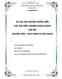 Từ câu hỏi truyền thống đến câu hỏi trắc nghiệm khách quan - Chủ đề: Nguyên hàm - tích phân và ứng dụng