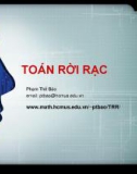 Bài giảng Toán rời rạc - Chương 2: Phép đếm (Phạm Thế Bảo)