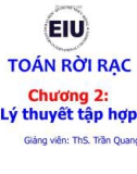 Bài giảng Toán rời rạc: Chương 2 - ThS. Trần Quang Khải