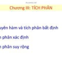 Bài giảng Toán cao cấp A1: Chương 3 - Võ Duy Minh