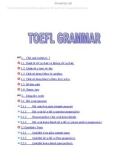 Ngữ pháp Toefl