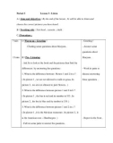 Giáo án Anh văn lớp 9 - Unit 1 - Period 3 - Lesson 3 : Listen