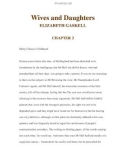 Wives and Daughters ELIZABETH GASKELL CHAPTER 3