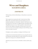 Wives and Daughters ELIZABETH GASKELL CHAPTER 5-P2