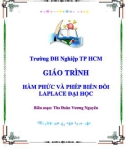 Giáo trình Hàm phức và biến đổi Laplace Đại học