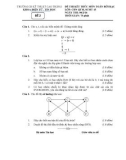 Đề thi kết thúc môn môn Toán rời rạc năm 2016 - CĐ Kỹ Thuật Cao Thắng - Đề 2