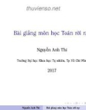 Bài giảng môn học Toán rời rạc: Chương 5 - Nguyễn Anh Thi