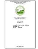 Giáo án học phần: Toán cao cấp – Thống kê