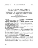 Tính thông số tầng chứa nước theo tài liệu carota đạt hiệu quả cao trong thiết kế, xây dựng giếng khai thác nước tầng sâu ở Đồng bằng sông Cửu Long