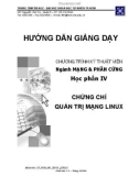 Giáo trình Chương trình kỹ thuật viên ngành mạng và phần cứng - Phần 4: Chứng chỉ quản trị mạng Linux