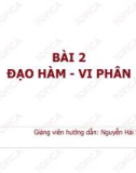 Bài giảng Toán cao cấp: Bài 2 - Nguyễn Hải Sơn