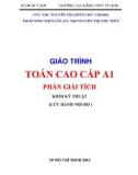 Giáo trình Toán cao cấp A1: Phần giải tích - Trường CĐ Công nghệ thông tin TP.HCM