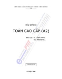 Bài giảng toán cao cấp (A2) - TS. Lê Bá Long & Đỗ Phi Nga