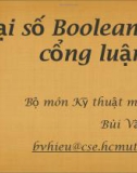 Đại số Boolean và cổng luận lý