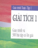 Giáo trình Toán: Giải tích 1