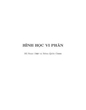 HÌNH HỌC VI PHÂN