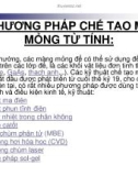 Đề tài PHƯƠNG PHÁP CHẾ TẠO MÀNG MỎNG 