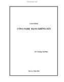 Giáo trình Công nghệ mạng không dây - Trương Văn Phúc