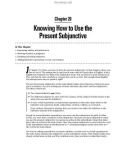 Giáo trình động từ tiếng Pháp - Part V Considering Your Mood: Subjunctive or Not - Chapter 20